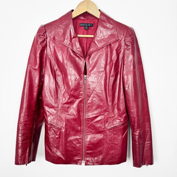 LAFAYETTE 148 LEATHER BLAZER - Picture 1 of 5